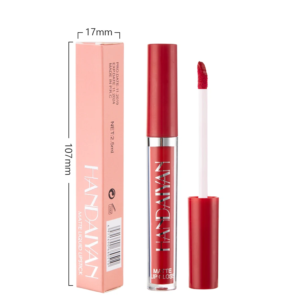 Handaiyan Liquid Matte Lip Gloss Waterproof| Alibaba.com