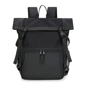 Custom Laptop Backpack Outdoor Large Capacity Waterproof Travelling College School Roll Computer Backpack