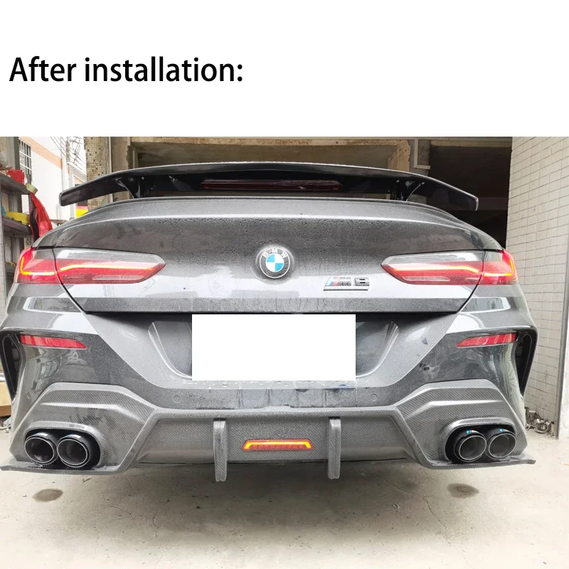 Sypes Stainless Steel Matt Carbon Fiber Exhaust Tip For 2019-2022 Bmw ...