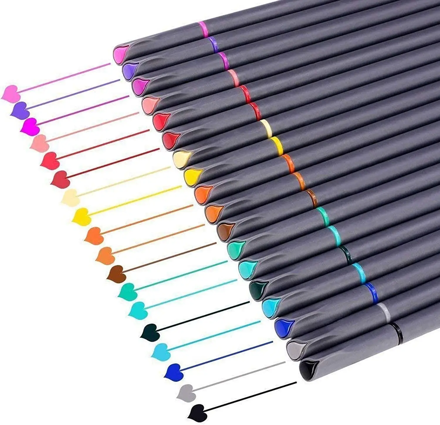 journal planner pens colored pens fine point markers