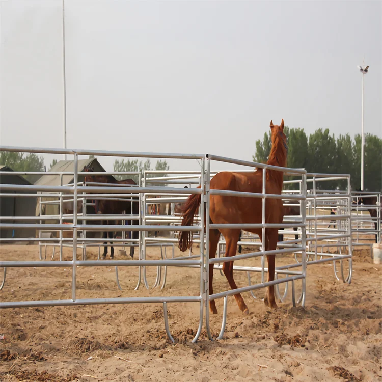 Removable Adjustable Farm Corral Fences Horse Fence Panels Metal Ranch ...