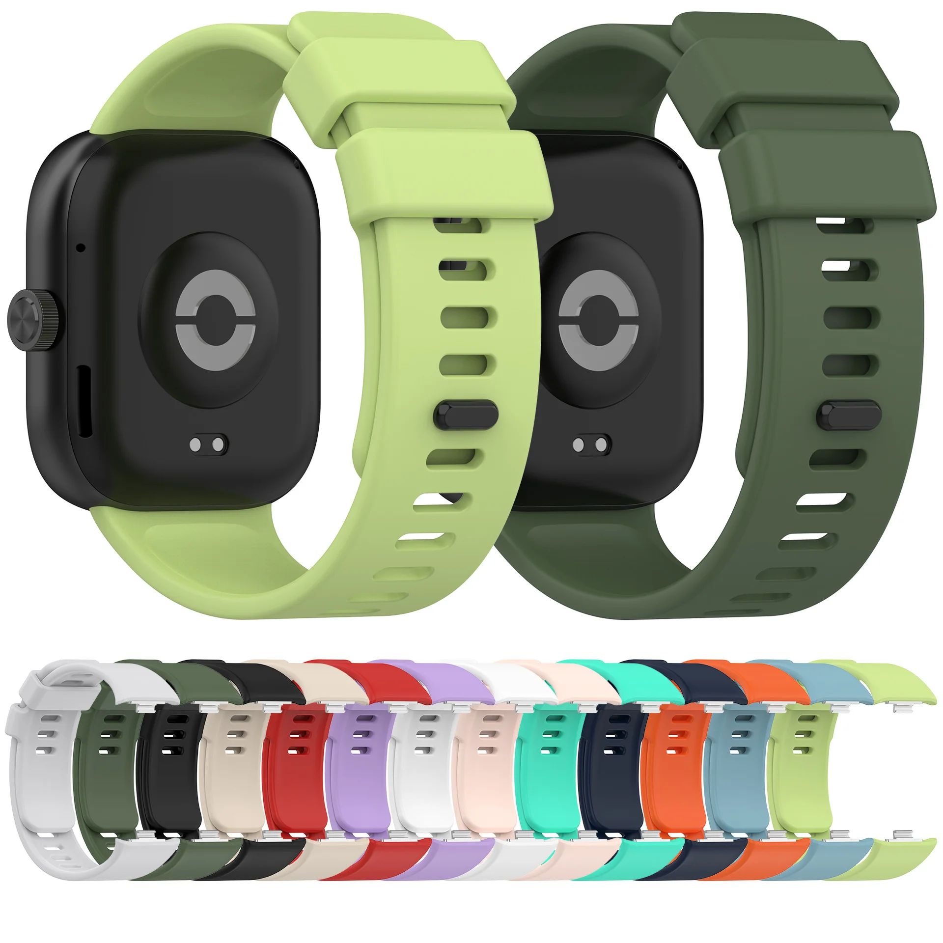 Offical Silicone Strap for Redmi Watch 4 5 SmartWatch WristBand for Xiaomi Watch 8 Pro 9 Pro Bracelet Band Watchband Accessories