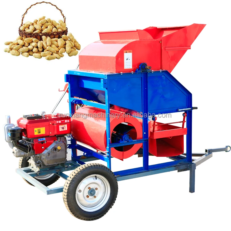 Groundnut Threshing Machine Earthnut Picker Harvester Earth Pea Picker Peanut Picking Machine