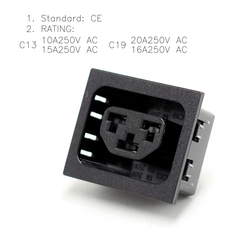 Adattatore IEC C14 A C19 - 10A 250V, Per Server, UPS E Computer, Connettore Di Alimentazione - Foto 4