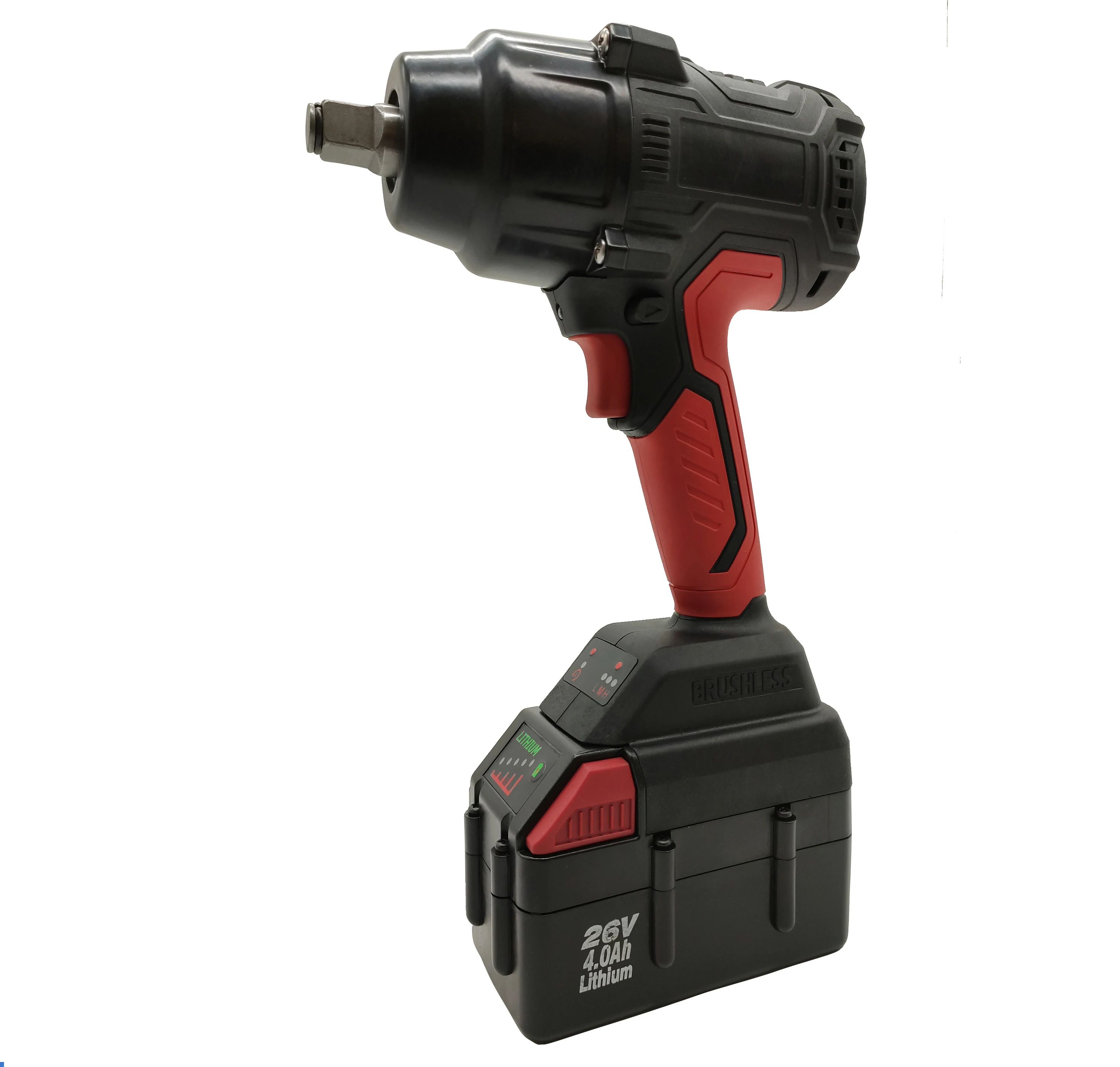 1/2 бесщеточный двигатель 26 в cordess Электрический ударный ключ с высоким крутящим моментом инструмент для ремонта автомобиля литиевый 800