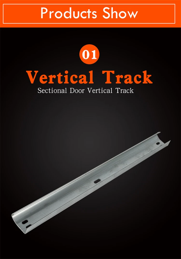 Side Sliding Curved Garage Door Rail Guide Horizontal Vertical