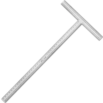 1000x500  integrated stainless steel T-ruler  90 degrees square thick T-word advertising special measuring tool