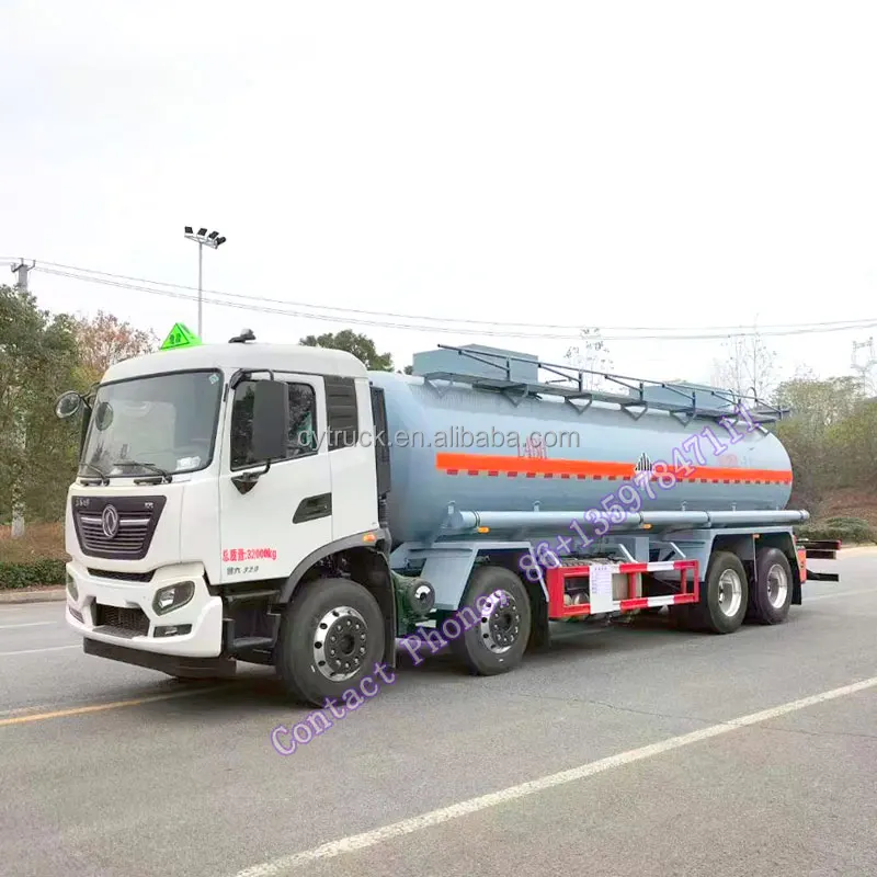 Chemical Liquid Transfer Truck  for Sale 25000L Hypochlorite Sodium Hydroxide and Liquid Ammonia Tanker Truck