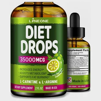 Appetite Suppressant for Women  Men Natural Metabolism Booster  Fast Weight Loss  Diet Drops with Garcinia Cambogia Weight Loss