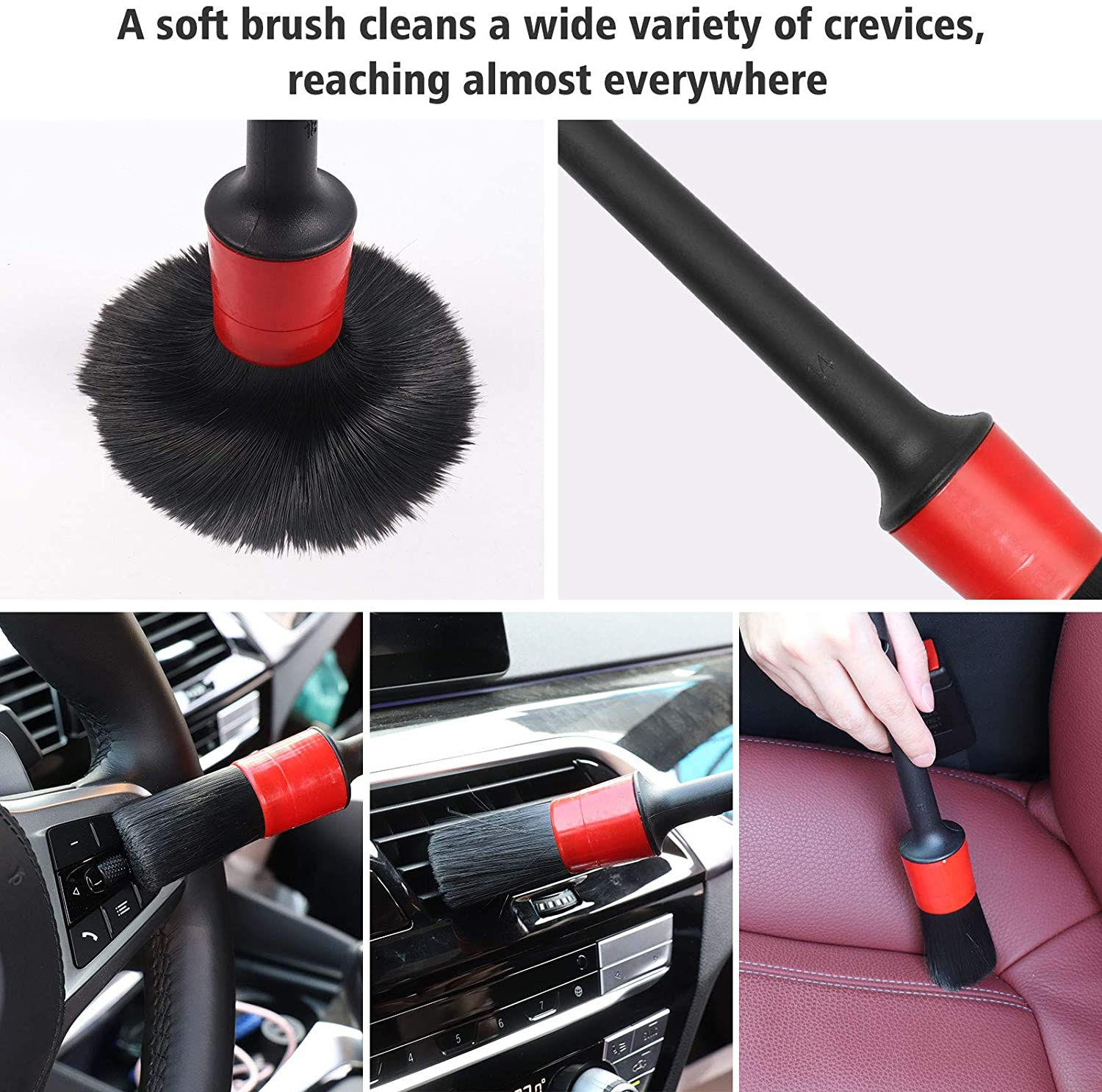 PP Detail Cleaning Brushes For Car Drill Cleaning Wheel Cleaning