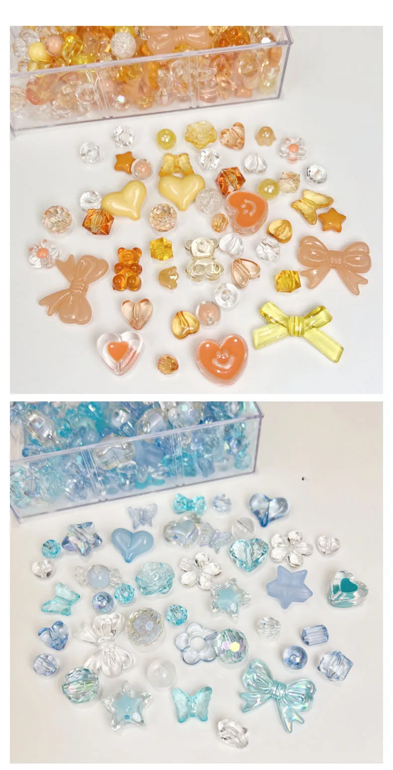 Colorful Diy Jewelry Accessories Acrylic Bracelet Charm Beads For