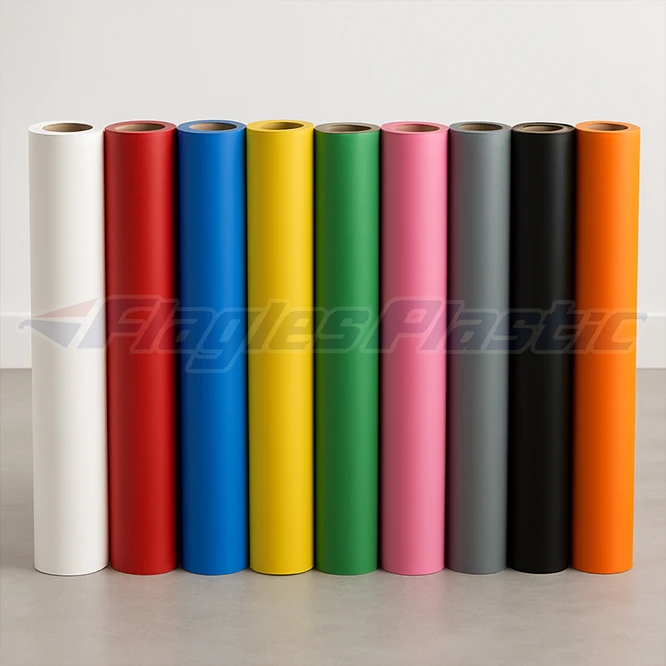 0.38mm Decorative Opaque Color PVC Film Roll 1220mm Width for Furniture Wrapping, Interior Wall Panels and Home Renovation