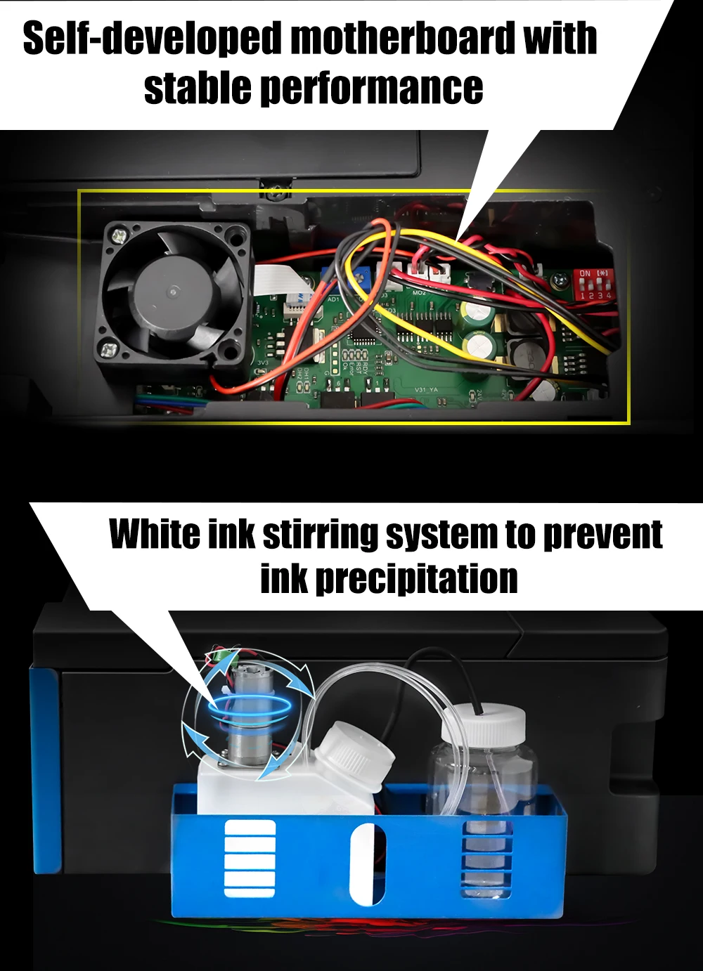 Easy to Operate  Dtf A4 Printer Tshirt Printing Machine Dtf Ink  Xp600 Dtf Printer with Oven and Heat Press Machine