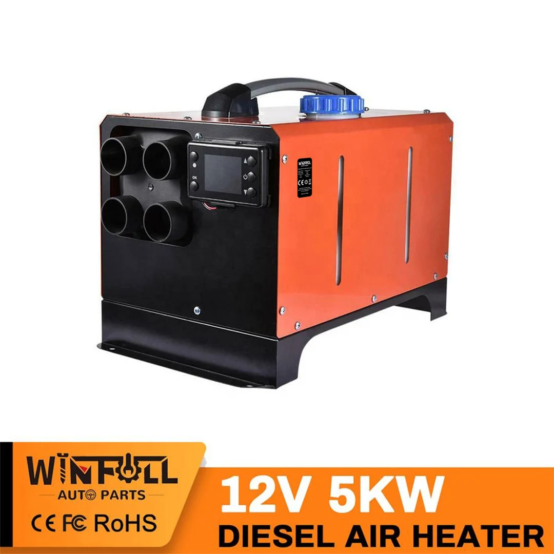 
 Автофургон 5 кВт, автомобильный воздушный дизельный Обогреватель 12 В 24 В, похожий на парковочный обогреватель webasto  