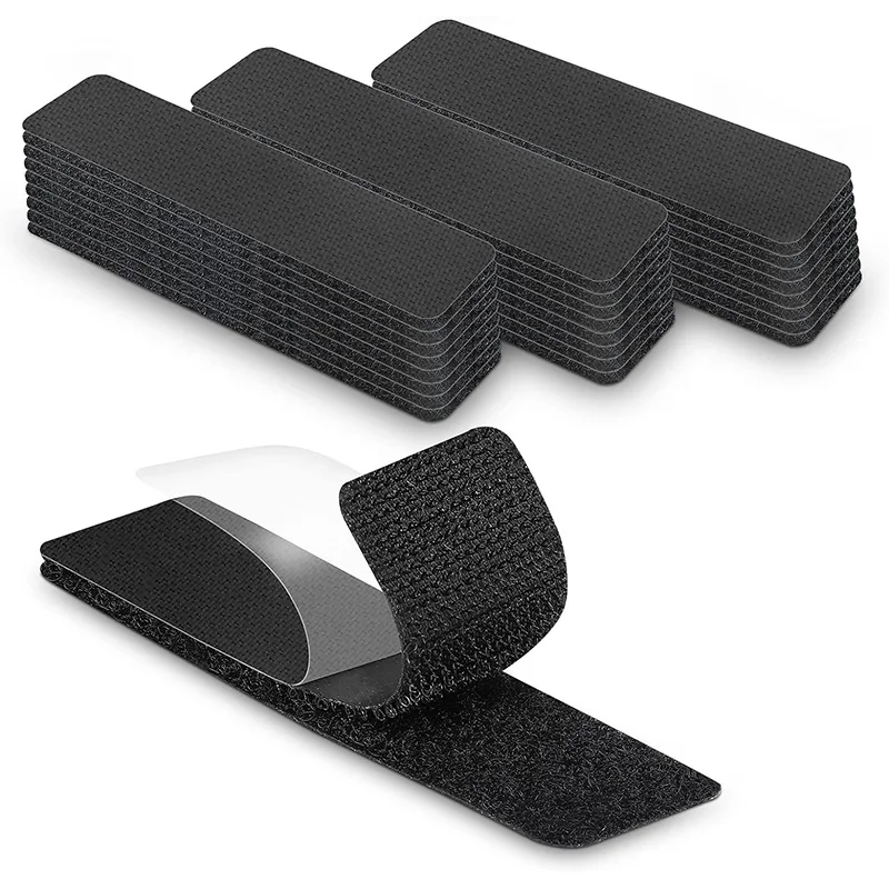 Double Sided Velcro 16-Pack Heavy Duty Hook & Loop Strips - Strong Adhesive Mounting Tape For Home & Office DIY Fasteners