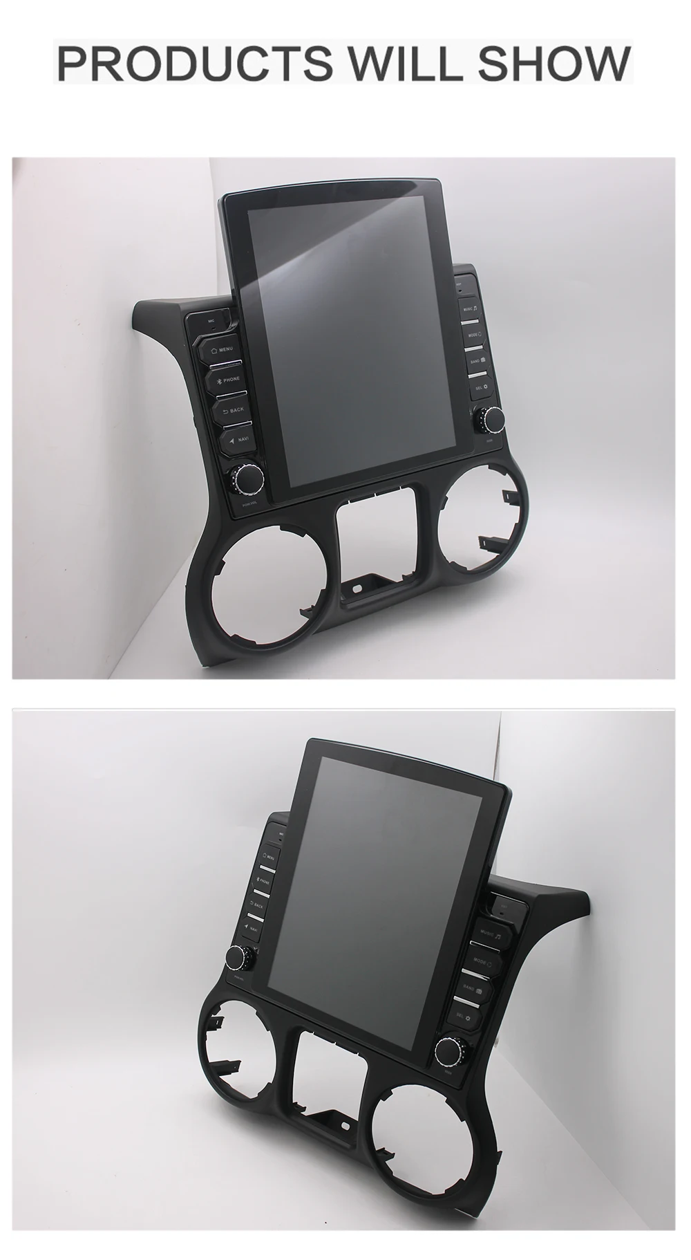 9.7" Vertical Screen Android 13 Car Audio Radio for Jeep Wrangler 3 JK 2010-2017 Carplay/4G Wifi GPS Multimedia Video DVD Player