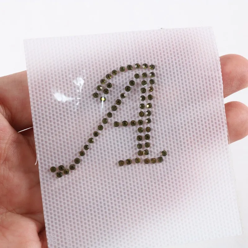 Rhinestone Letters - DIY Hot Fix Dmc Alphabet Designs