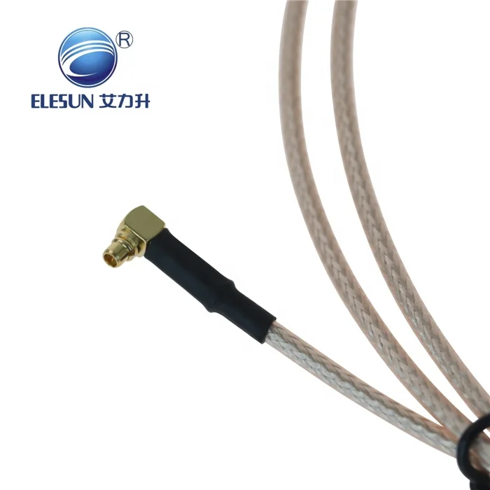 Cable coaxial de alta temperatura Rg178 con aislamiento de PTFE