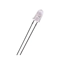 Hinchytek 5mm Red LED with Clear or Diffused Lens 3V Input Emitted Round Head Through Hole Dip Led Diode Shenzhen Factory