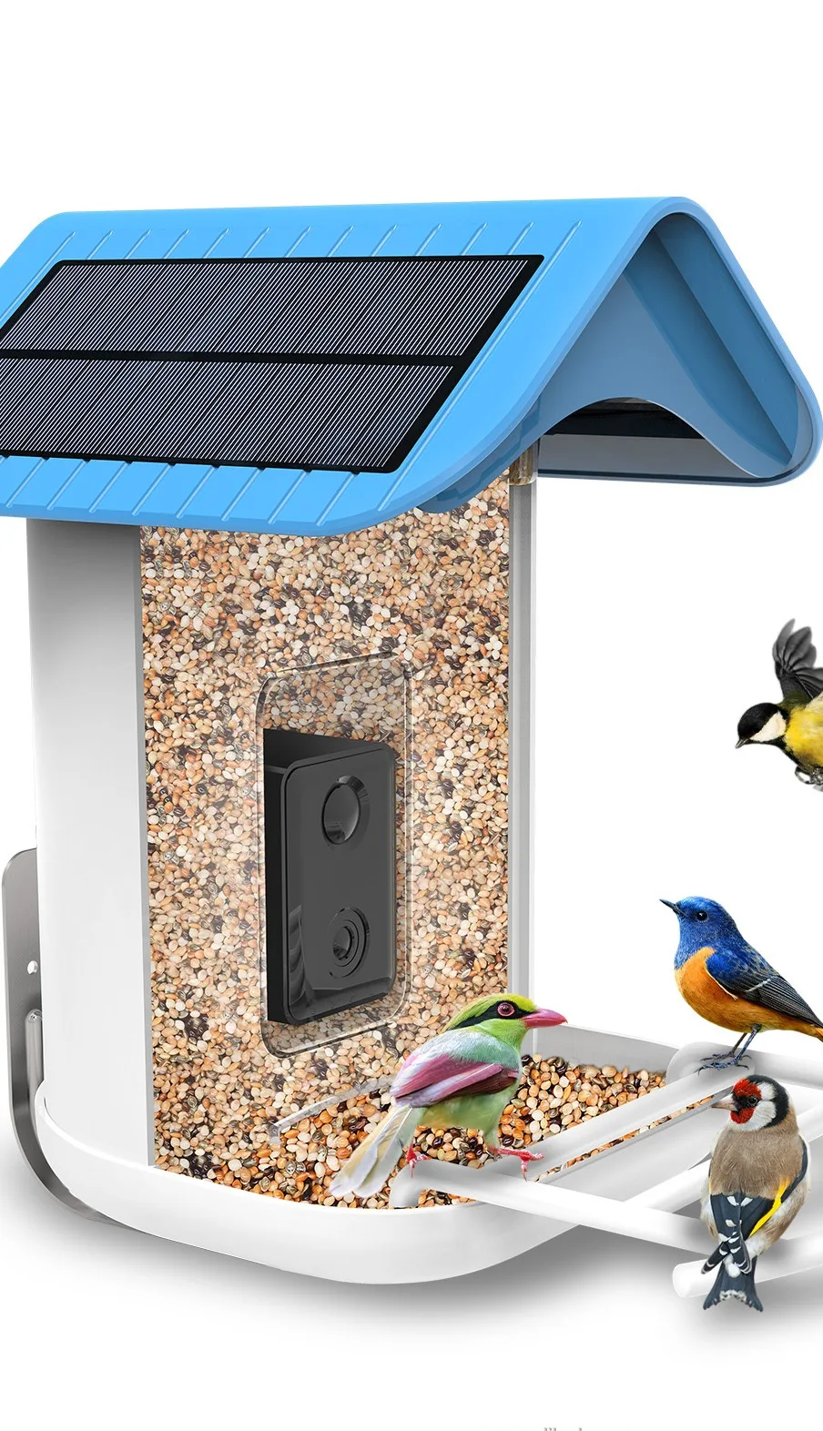 2023 Solar Charging Smart Bird Feeder With Camera Ai Recognition Bird