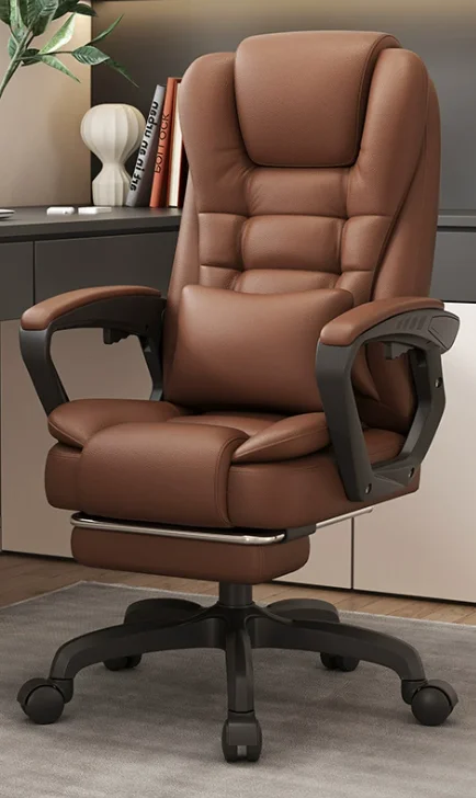 product ergonomic modern high back executive office chair computer chair extendable armrests adjustable lumbar support home-3