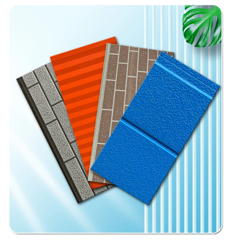 High density siding exterior panels panels polyurethane metal carved board sandwich panel pu factory