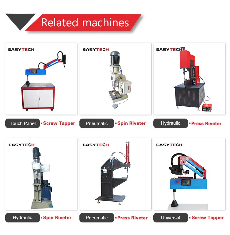 Clinching Machines Vertical Rolling Table Deep Throat Rivet Less Machine