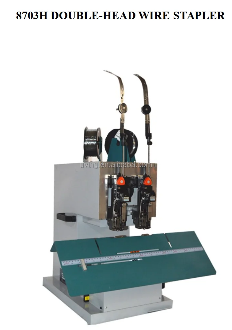 8703H Electric Double-Head Wire Stapler Machine Wire Binding Book ...