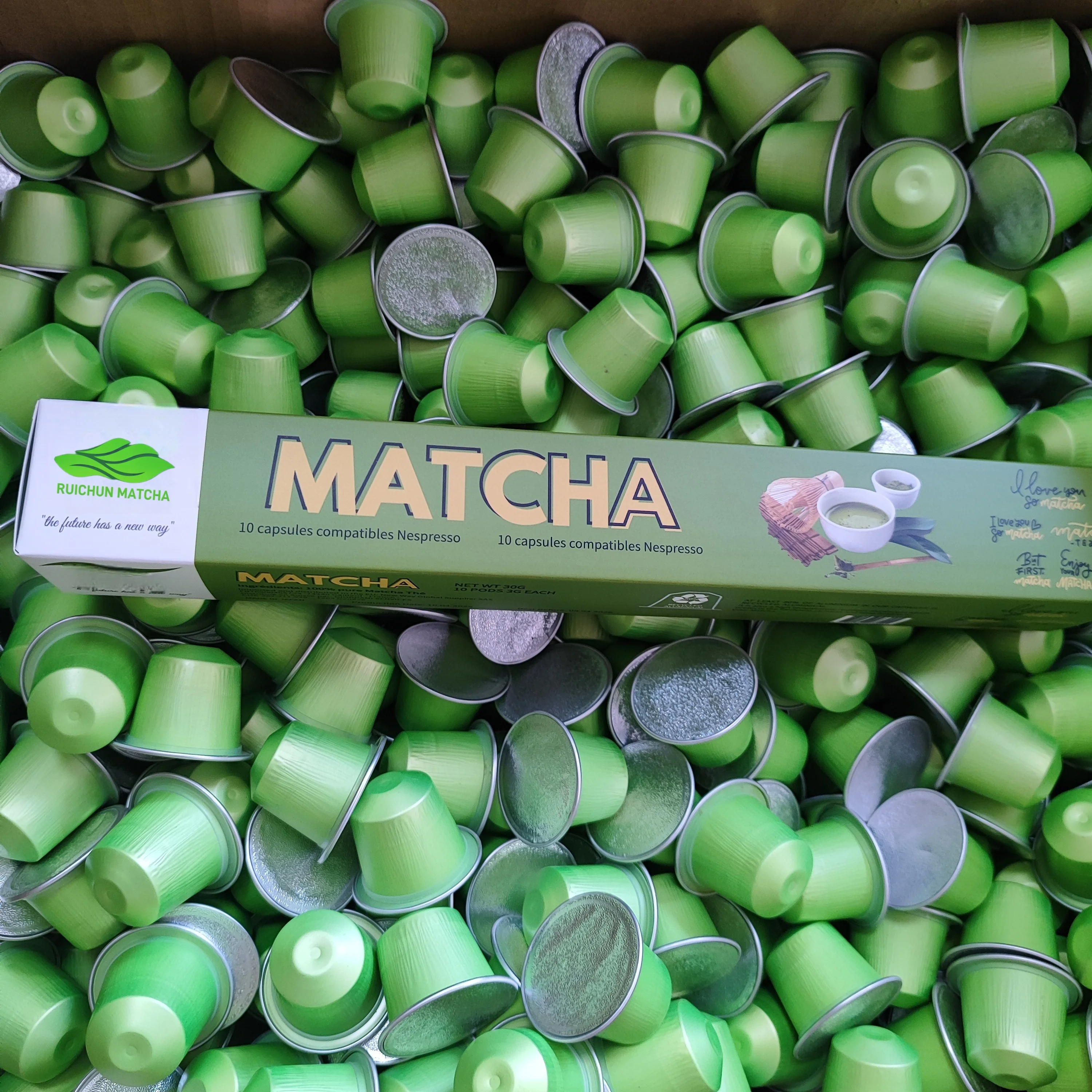 Premium Chocolate Matcha Pods Japanese Green Tea Ceremonial Grade