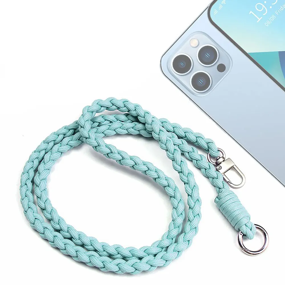 Phone Lanyard Strap Mobile Chain Multiple Colors Rope Case Customized Adjuster Accessories Cell 2 In 1 Weave Sjs039 Laudtec