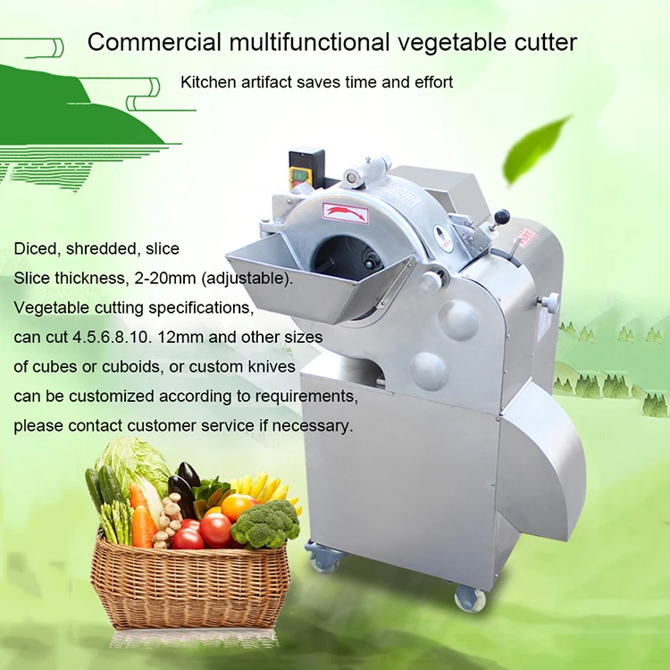 Industrial Cube Cutting Machine Commercial Vegetable Dicer Carrot Onion ...