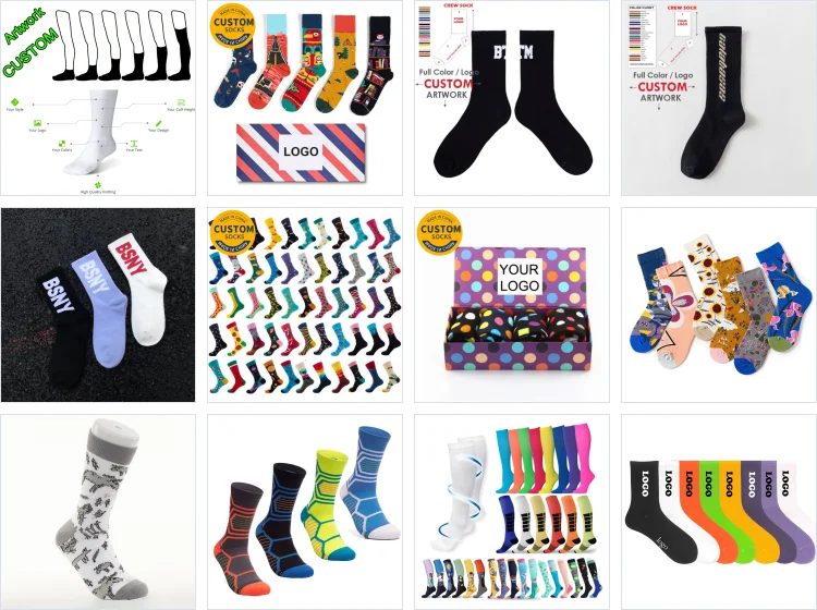 Super Quality Customized Brand Logo With Custom Box Packing For China Mens Woman Novelty Design