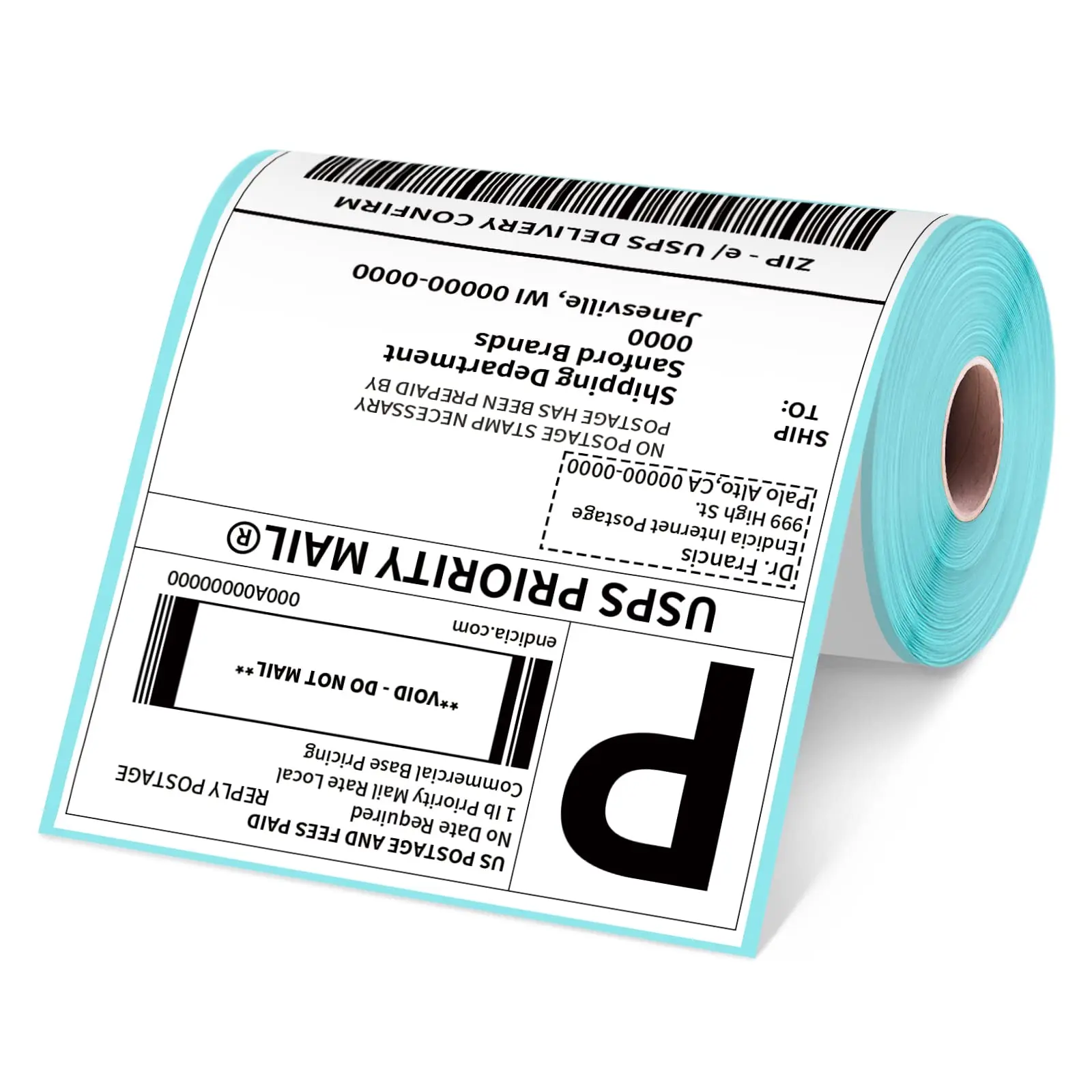 100x150mm Direct Thermal Shipping Label 4 X 6 Thermal Printer Paper Customized