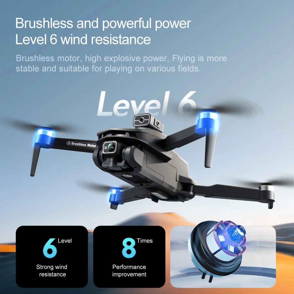 2024 Mini Drone 4K Professional HD Dual Cameras V168 Pro Max Foldable Outdoor Drones Long Range WIFI FPV App RC Control Portable