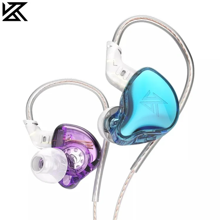 Kz Edc Dynamic Headset In Ear Monitor Headphones 1dd Hifi Clear Sound Wired Earbuds Stage Performance Earphone