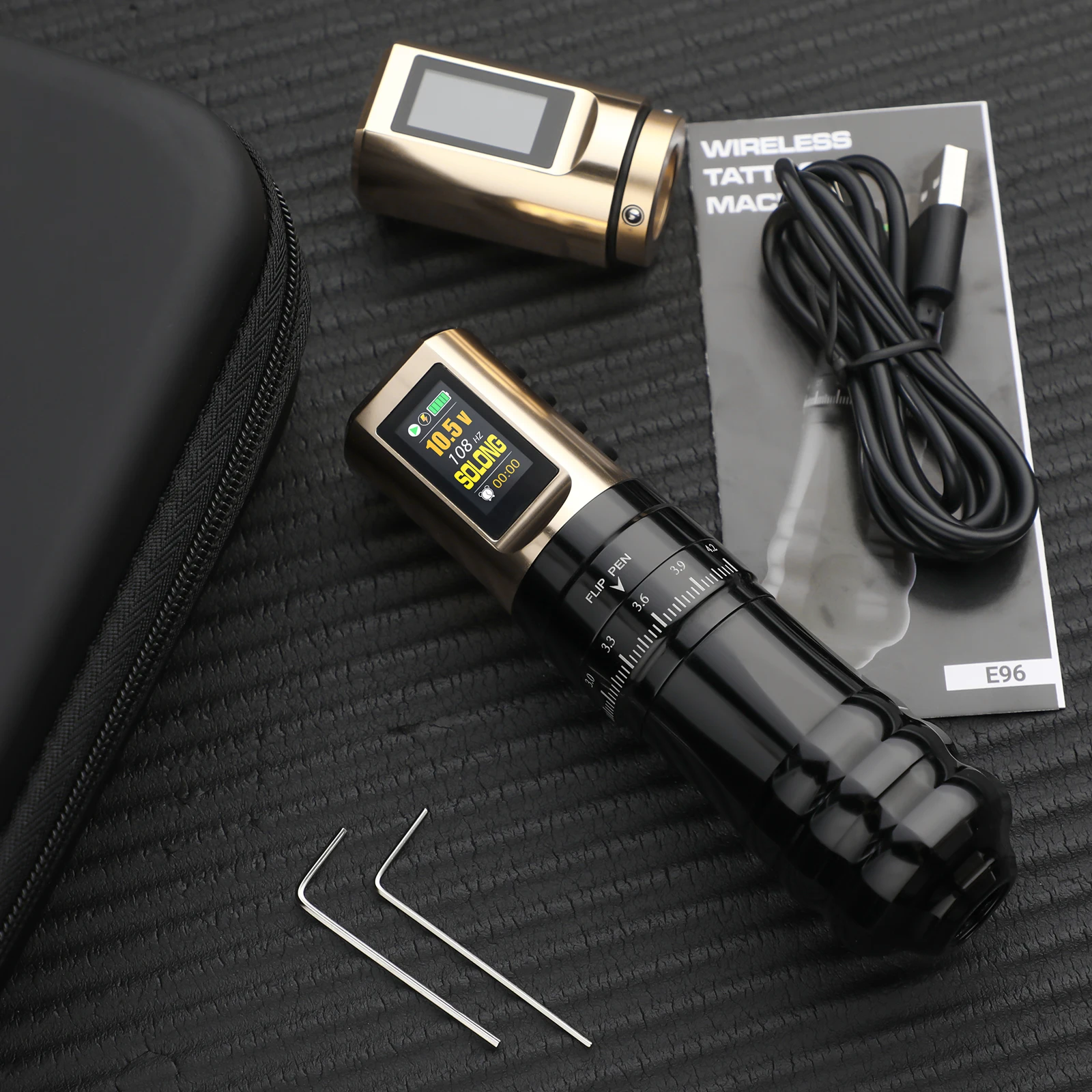2026 Artist Best Partner Digital Display 2  Battery Portable Tattoo Machine Precision for Every Stroke Universal Machine