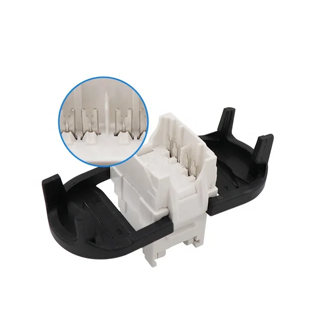 new type 3m Type utp rj45 toolless cat6 keystone jack 180 degree