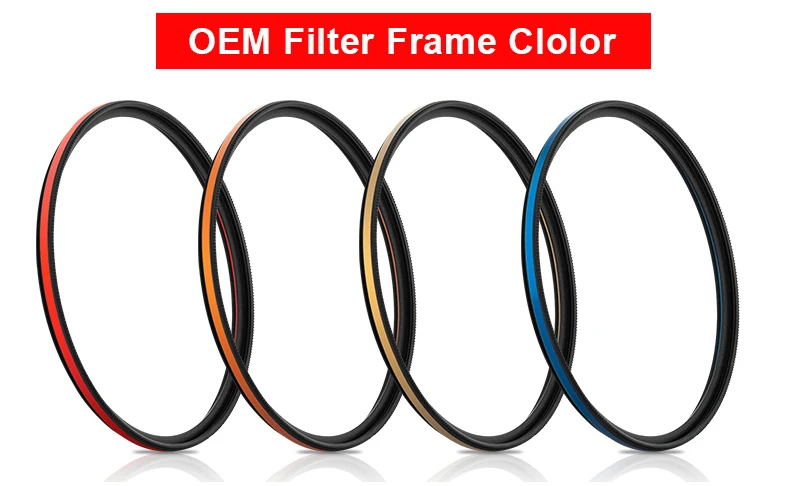 Factory OEM 49-82mm Pearlescent Soft Filter 1/2 1/4 1/8 diffusion Filter with camera filter