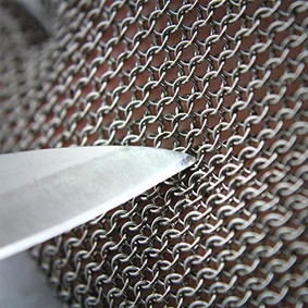 Anti Cutting Safety Protection Stainless Steel Wire Mesh Metal