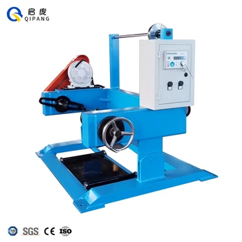 QIPANG 630/800/1000/1250mm reel unwinder PVC/PN/AWG/PP shaftless rewinding machine cable magnetic powder pay-off machineRY