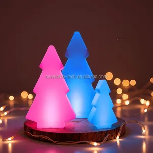 Modern Christmas Indoor/Outdoor Landscape Lamp LED Remote Control Rechargeable Dimmable Waterproof IP65 Decorative Light for