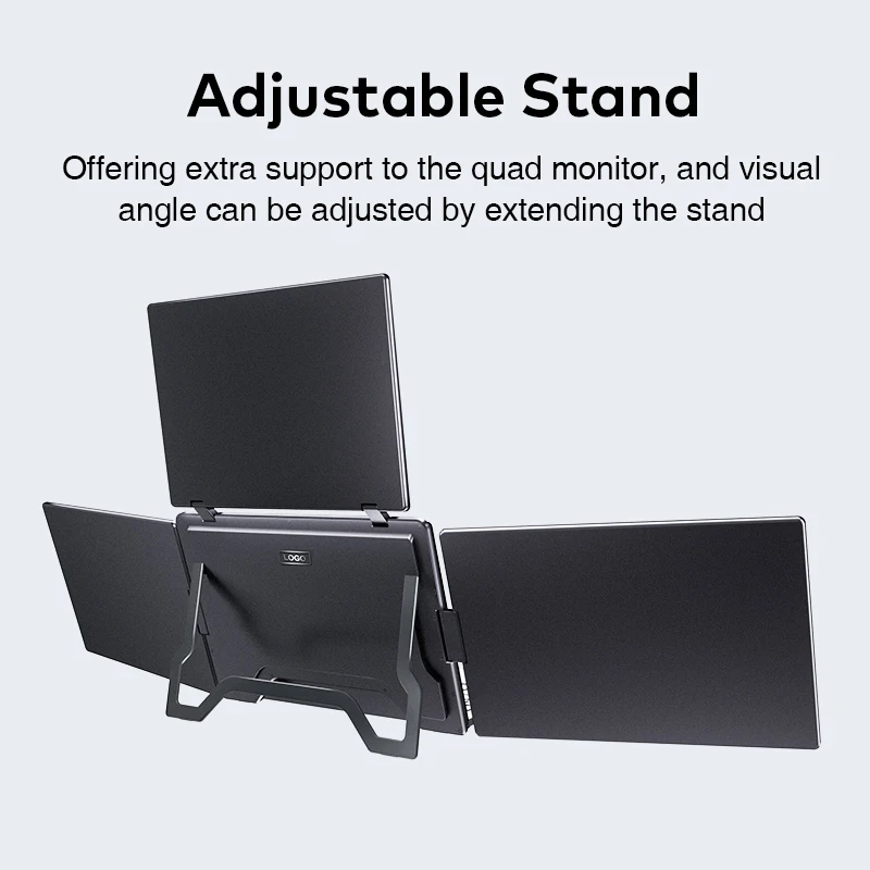 S780 14 Inch Quad Monitor - Extend Laptop Display Easily