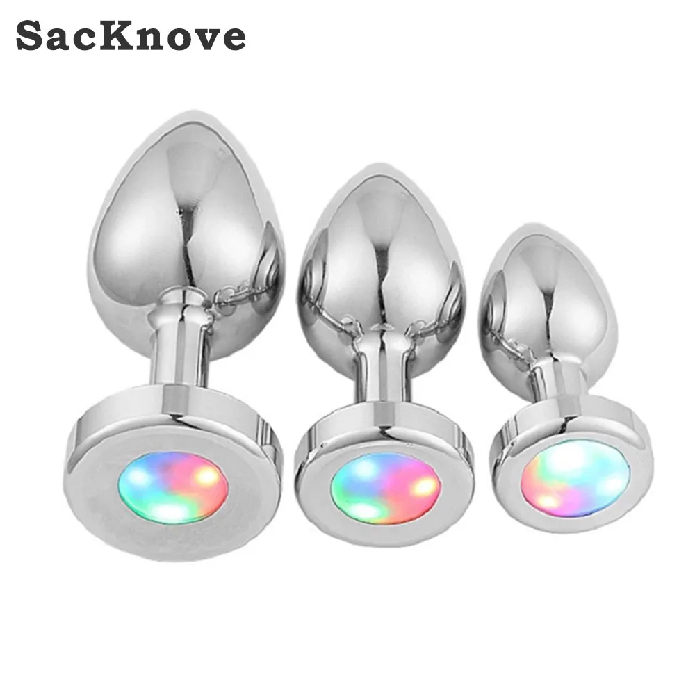 Novo Removível Elétrica Led Botão Inferior Com Luz Piscando Colorido  Pequeno Médio Grande Butt Dilators Adulto Sexo Brinquedos Anal Plug - Buy  Anal Plug,Led Anal Plugs,Anal Plug With Flashing Light ...