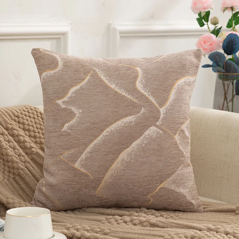 Aoyatex China Direct Manufacture Chenille jacquard pillow case sofa cushion manufacture