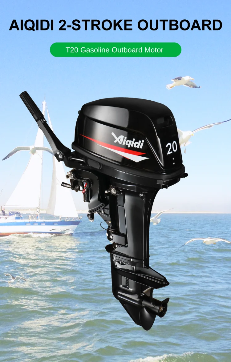 T20 20HP Outboard Motor with Water-Cooling 2 Stroke Engine