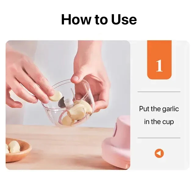 Dropshipping Europe Kitchen Tools Usb Electric Garlic Crusher Fruit