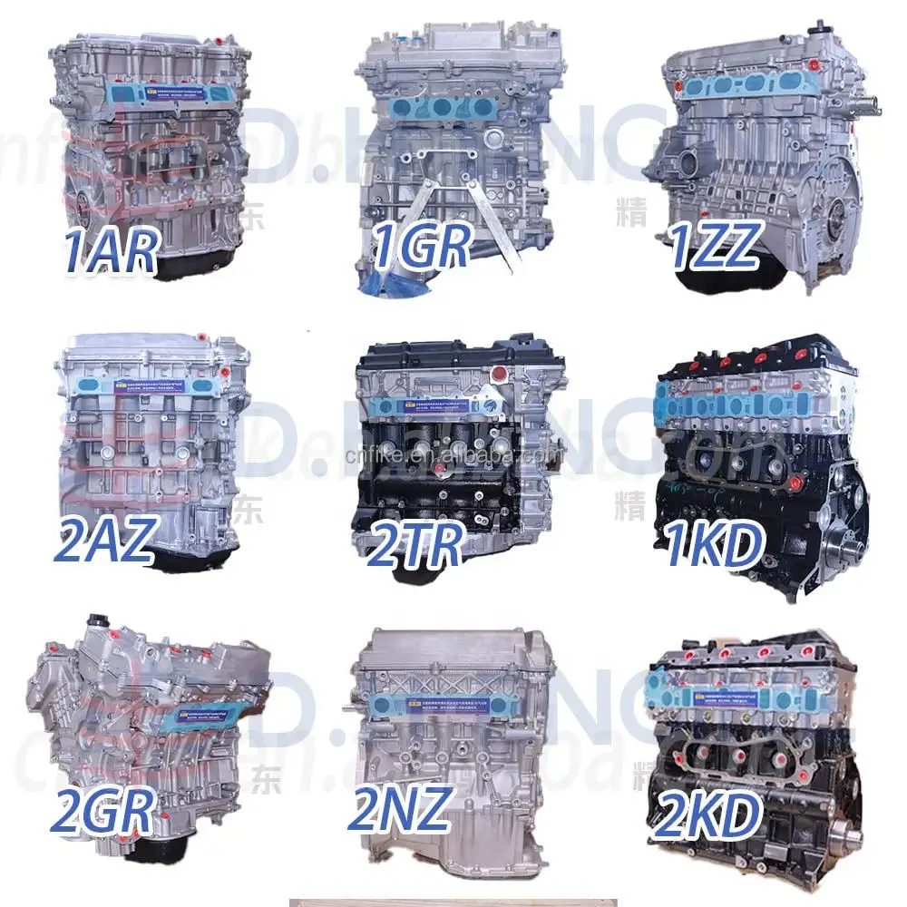 1UZ-FE 2UZ-FE 3UZ-FE V8 Gasoline Engine Long Block Assembly for Toyota Lexus LS400 LS430 Land Cruiser LX470