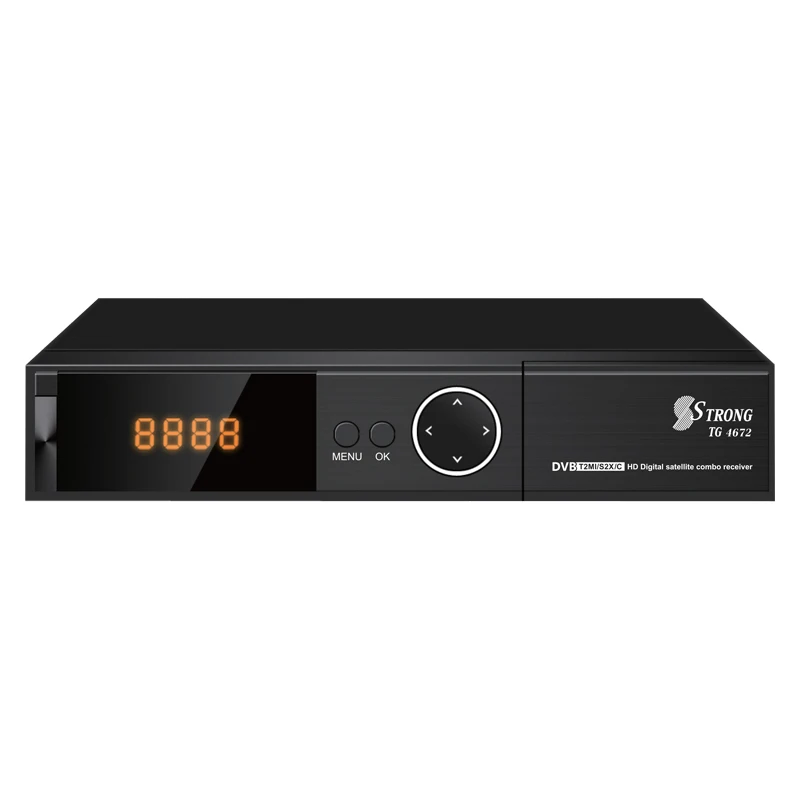 SSTRONG TG-4672 New Digisat Decoder Usf Transmitter-receiver Android Set Top Box Dvb-s2 Dvb-t2 Decoder Support