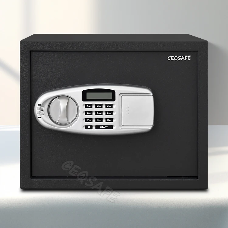 CEQSAFE Safety Box With Digital Coded Lock Small Electronic Mini Deposit Key Office Home Safe Box