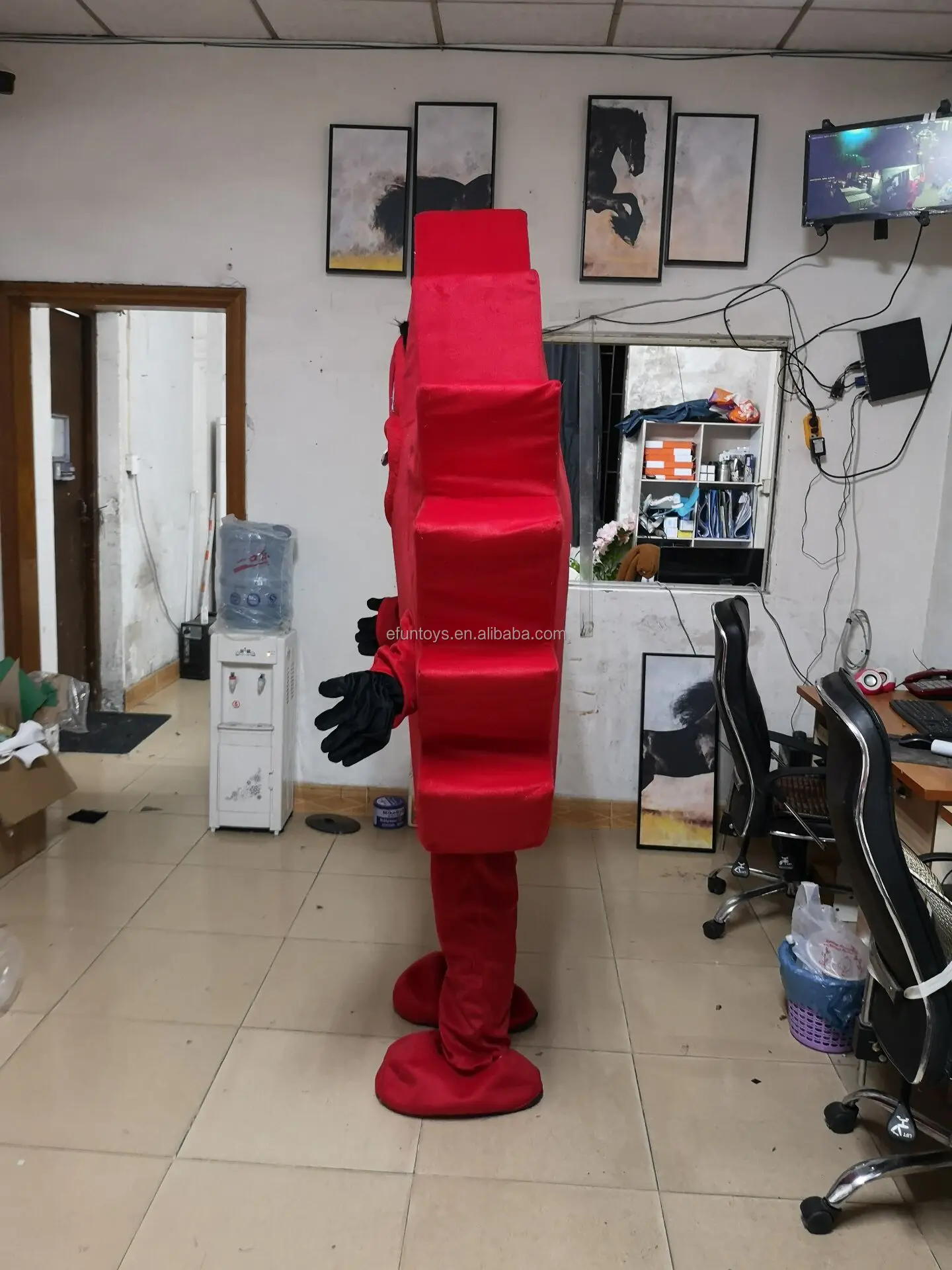Efun MOQ 1 PC Professional Custom Plant Maple Leaf Mascot Costumes Cartoon Character Leaf Mascot Costume for Sale
